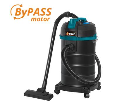 Пылесос для сухой и влажной уборки BORT BSS-1530 BLACK