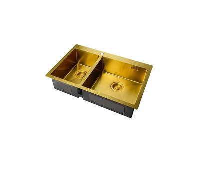 Мойка для кухни ZorG Sanitary ZM N-78-2-52-R BRONZE