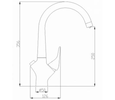 Смеситель для кухни под фильтр Steel Hammer SH 815 BRONZE