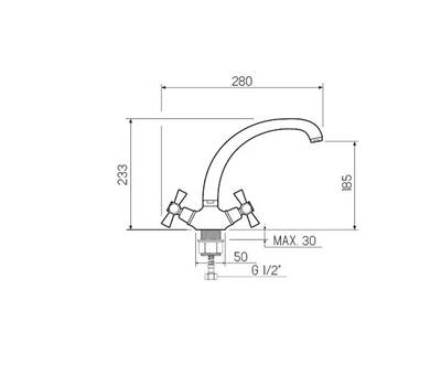 Смеситель для кухни РМС SL138-273F