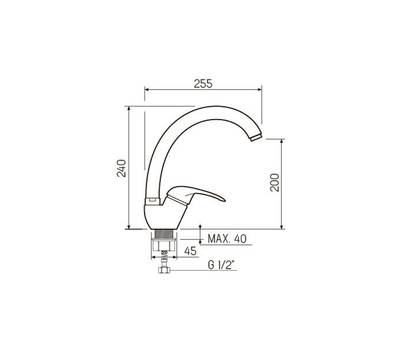 Смеситель для кухни РМС SL135W-011F