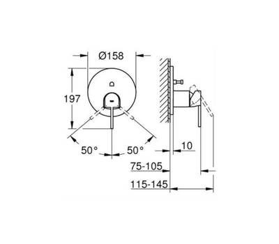 Смеситель для ванны GROHE 24 060 003