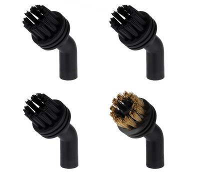 Набор аксессуаров для пароочистителя BORT Round brush SET BDR-1200/2700-R (3+1) Mix