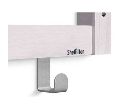 Вешалка SHEFFILTON SHT-WH4 Альберо беленый/алюм.мет (933035)