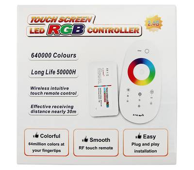 Диммер LAMPER LED RGB контроллер 2.4G (сенсорное управление) LAMPER 143-103-1