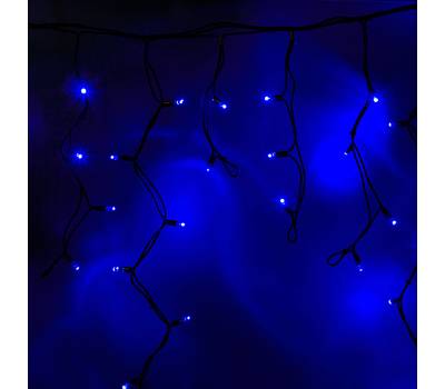 Гирлянда Neon-Night "Айсикл" (бахрома) светодиодный, 5,6 х 0,9 м, черный провод "КАУЧУК", 230 В, дио