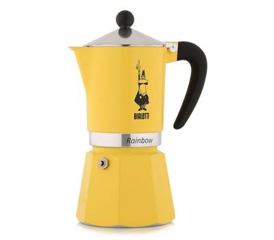 Кофеварка-турка BIALETTI Rainbow 0.24л алюминий желтый (4983)