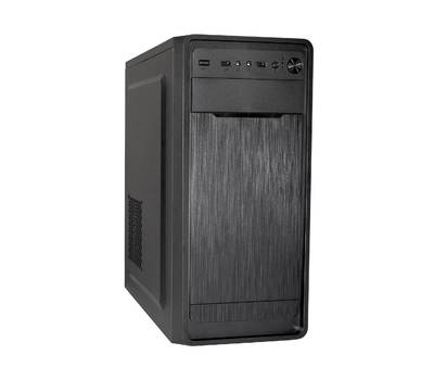 Корпус системного блока EXEGATE EX283074RUS XP-332 Black, ATX, <XP600, Black,120mm>, 2*USB, Audio