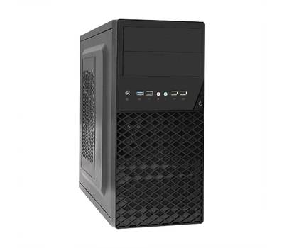 Корпус системного блока EXEGATE EX284032RUS BA-203U Black, mATX, <без БП>, 2*USB+1*USB3.0, Audio