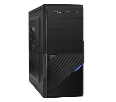 Корпус системного блока EXEGATE EX284019RUS BA-201 Black, mATX, <AA450, 80mm>, 2*USB, Audio