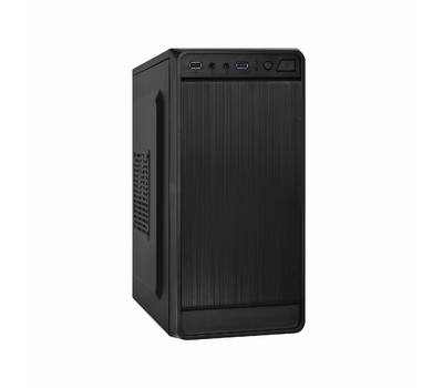 Корпус системного блока EXEGATE EX283129RUS BAA-108U Black, mATX, <AAA450, 80mm>, 1*USB+1*USB3.0, 