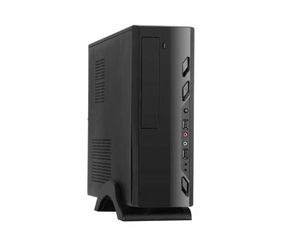 Корпус системного блока EXEGATE EX268696RUS MiniITX MI-208 Black, miniITX/mATX, <M450, 80mm>, 2*USB