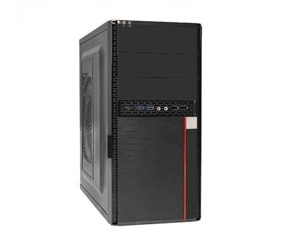 Корпус системного блока EXEGATE EX284033RUS BA-204U Black, mATX, <AA350, 80mm>, 2*USB+2*USB3.0, Au