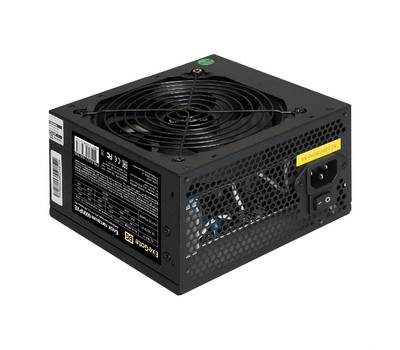 Блок питания EXEGATE 600NPXE (ATX, PPFC, SC, 12cm fan, 24pin, (4+4)pin, PCIe, 4xSATA, 3xIDE, FDD, bl