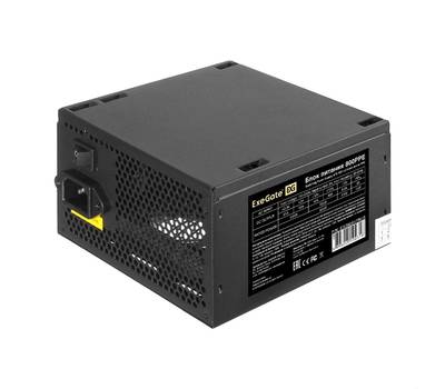 Блок питания EXEGATE 800PPE (ATX, APFC, PC, КПД 80% (80 PLUS), 12cm fan, 24pin, (4+4)pin, PCIe, 5xSA