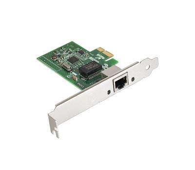 Сетевой адаптер EXEGATE EXE-i210AT (PCI-E x1 v2.0, порт 1xRJ45 (медный), 10/100/1000Mbps, Gigabit Se