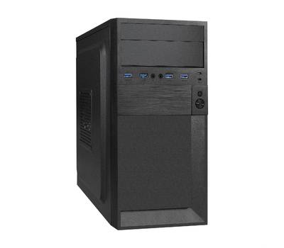 Корпус системного блока EXEGATE BAA-105U4-01 (mATX, без БП, 4*USB3.0, HD аудио, черный)