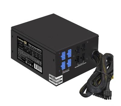 Блок питания EXEGATE 400PPX (ATX, APFC, КПД 80% (80 PLUS), 14cm fan, 24pin, (4+4)pin, PCIe, 5xSATA, 