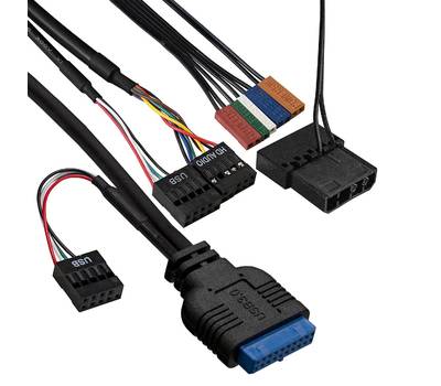 Корпус системного блока EXEGATE EX281256RUS EVO-8207 Black-Red light, ATX, <600NPX>, 1*USB+1*USB3