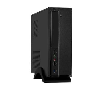 Корпус системного блока EXEGATE MI-207U-350W-8 (miniITX/mATX, БП M350 с вент. 8см, 1*USB+1*USB3.0, а