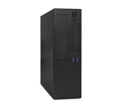 Корпус системного блока EXEGATE MI-641 (mini-ITX/mATX, без БП, 2*USB+2*USB3.0, HD аудио, черный)