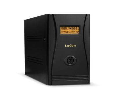 Устройство бесперебойного питания EXEGATE SpecialPro Smart LLB-1000.LCD.AVR.4SH.RJ.USB <1000VA/650W,