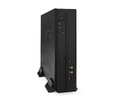 Корпус системного блока EXEGATE FL-101 (mini-ITX, без БП, 2*USB, аудио, черный)