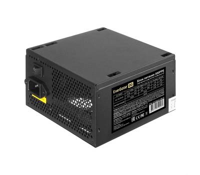 Блок питания EXEGATE 500PPE (ATX, APFC, SC, КПД 80% (80 PLUS), 12cm fan, 24pin, (4+4)pin, PCIe, 5xSA