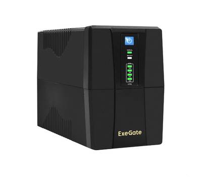 Устройство бесперебойного питания EXEGATE Power Back BNB-600.LED.AVR.2SH <600VA/360W, LED, AVR,2*Sch