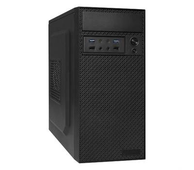 Корпус системного блока EXEGATE BAA-109U2-AAA400 (mATX, AAA400 8см, 2*USB+2*USB3.0, аудио, черный)