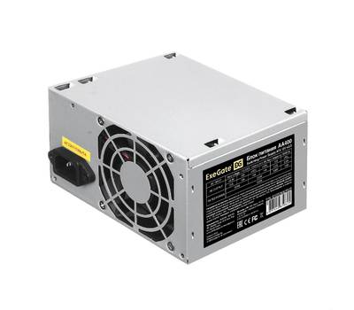 Блок питания EXEGATE EX253682RUS-PC 400W AA400 ATX, 8cm fan, 24p, 4p, 2SATA, IDE
