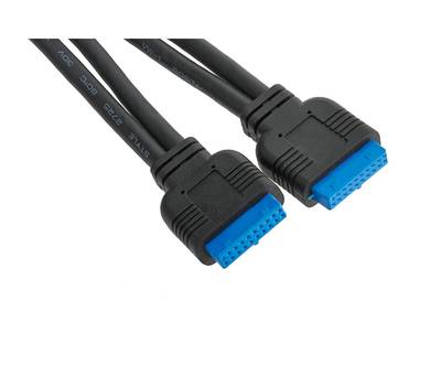 Планка USB EXEGATE U3H-617, 3,5", 1*USB3.0+1*TypeC, черная, металл, подсоединение к мат. плат