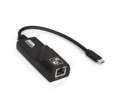 Кабель EXEGATE EXE-730-45 (USB3.0 Type C --> 1xRJ45 UTP 1000Mbps, Realtek Chipset RLT8153)