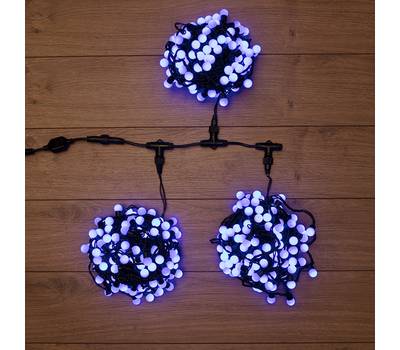 Гирлянда Neon-Night "LED ClipLight - ШАРИКИ" 24V, 3 нити по 20 м, цвет диодов Синий 323-613