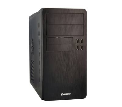 Корпус системного блока EXEGATE EX277200RUS SP-415UP Black, mATX <UN450, 120mm> 4*USB+2*USB3.0, HD
