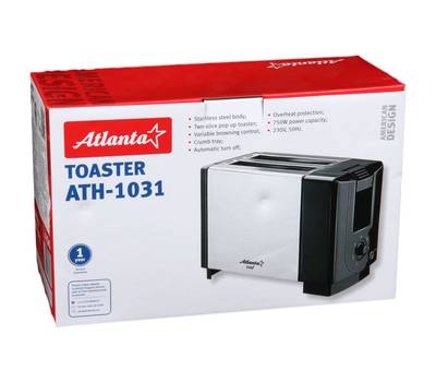 Тостер ATLANTA ATH-1031 black