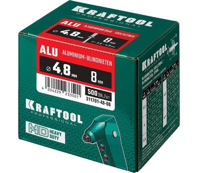 Заклепки KRAFTOOL Alu 311701-48-08