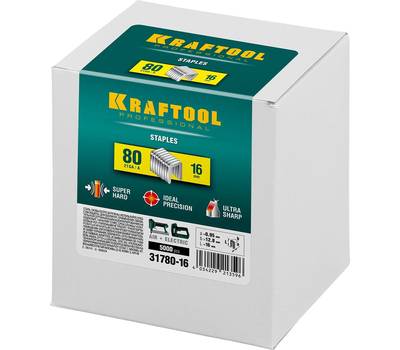 Скобы для пневмостеплера KRAFTOOL 31780-16