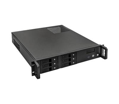 Серверный корпус EXEGATE Pro 2U480-HS06 <RM 19", высота 2U, глубина 480, БП 800ADS, 6xHotSwap, USB>