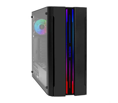 Корпус системного блока EXEGATE Miditower EVO-5020-NPX600 (ATX, 600NPX 12см, с окном, 1*USB+1*USB3.0