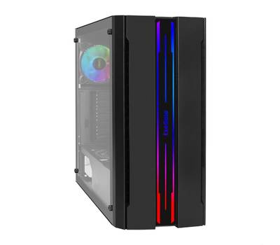 Корпус системного блока EXEGATE Miditower EVO-5020-NPX500 (ATX, 500NPX 12см, с окном, 1*USB+1*USB3.0