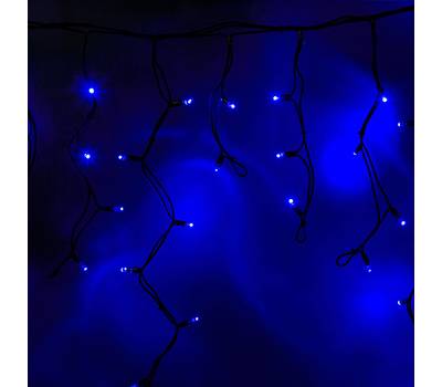 Гирлянда светодиодная Neon-Night Айсикл (бахрома) 5,6 х 0,9 м, с эффектом мерцания,черный провод КАУ