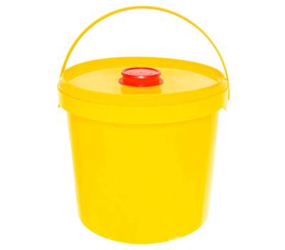 Контейнер для сбора отходов острого инструмента СЗПИ 5 л КОМПЛЕКТ 30 шт., желтый (класс Б), СЗПИ