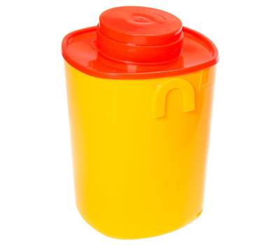 Контейнер для сбора отходов острого инструмента СЗПИ 1,5 л КОМПЛЕКТ 30 шт., желтый (класс Б), СЗПИ