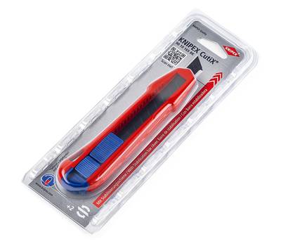 Нож KNIPEX CutiX универсальный, длина 165 мм, для стандартных отламывающихся лезвий на 18 мм