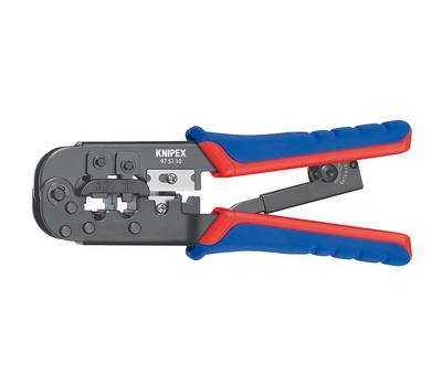 Пресс-клещи KNIPEX для штекеров RJ, 2 гнезда, RJ 11/12 (6-pin), RJ 45 (8-pin), 190 мм, SB