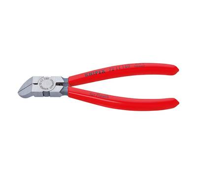 Бокорезы KNIPEX для пластика, губки 45°, пружина, 160 мм, обливные ручки