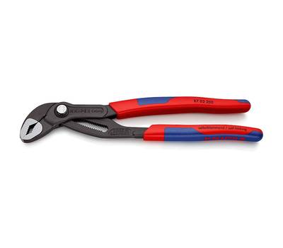 Клещи переставные KNIPEX COBRA® зев 50 мм, длина 250 мм, фосфатированные, 2-комп ручки