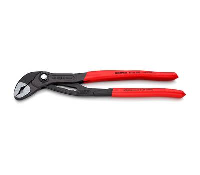 Клещи переставные KNIPEX COBRA® зев 70 мм, длина 300 мм, фосфатированные, обливные ручки, SB