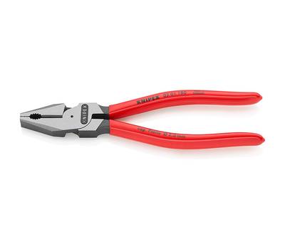 Плоскогубцы KNIPEX комбинированные особой мощности, 180 мм, фосфатированные, обливные ручки